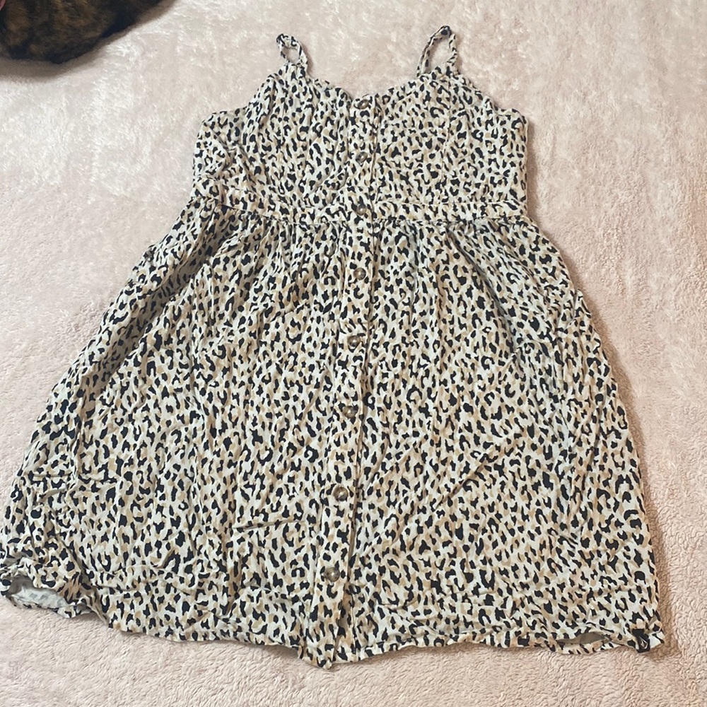 Volcom cheetah dress